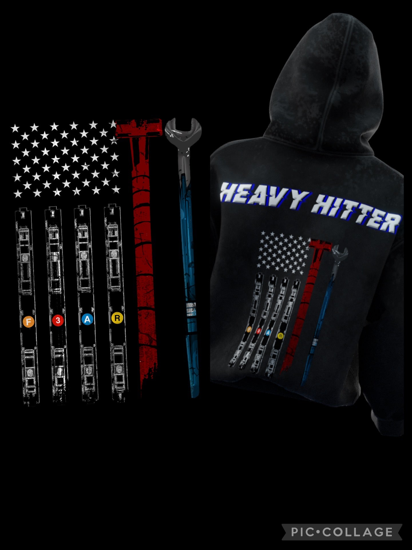 MOVE THROUGH F.E.A.R (PULLOVER HOODIE)