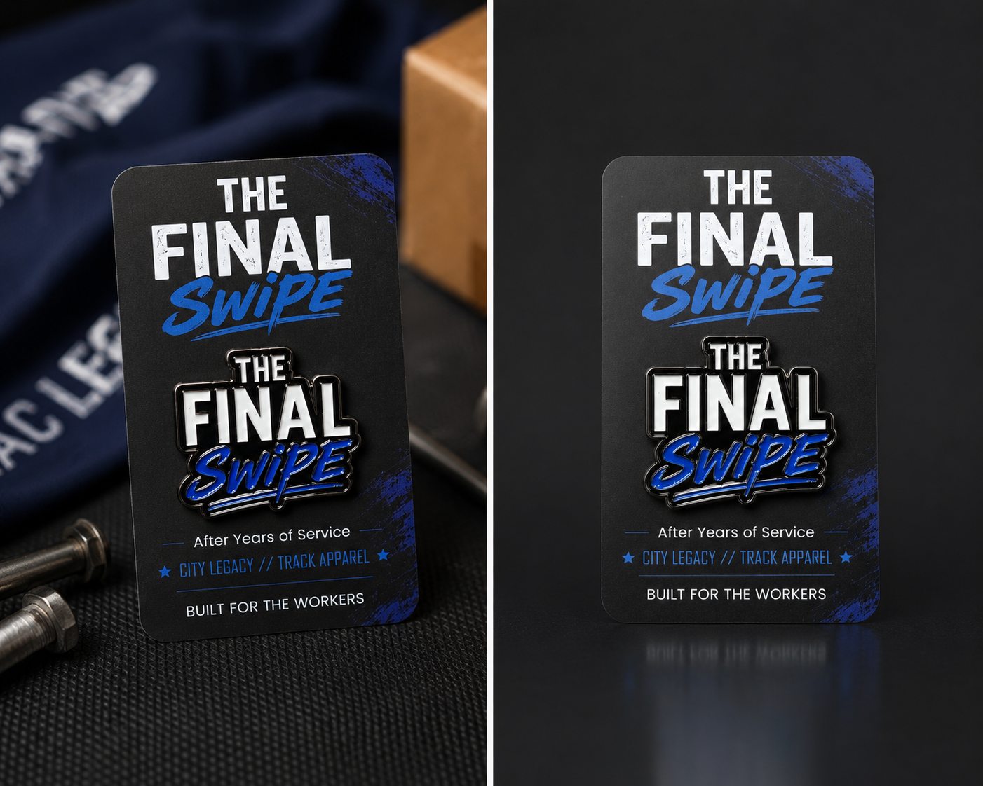 The Final Swipe Lapel Pin