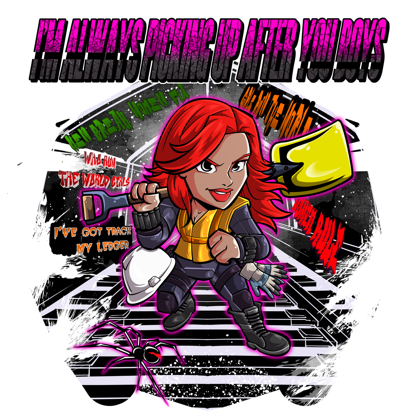 TRACK WIDOW (T-SHIRT)