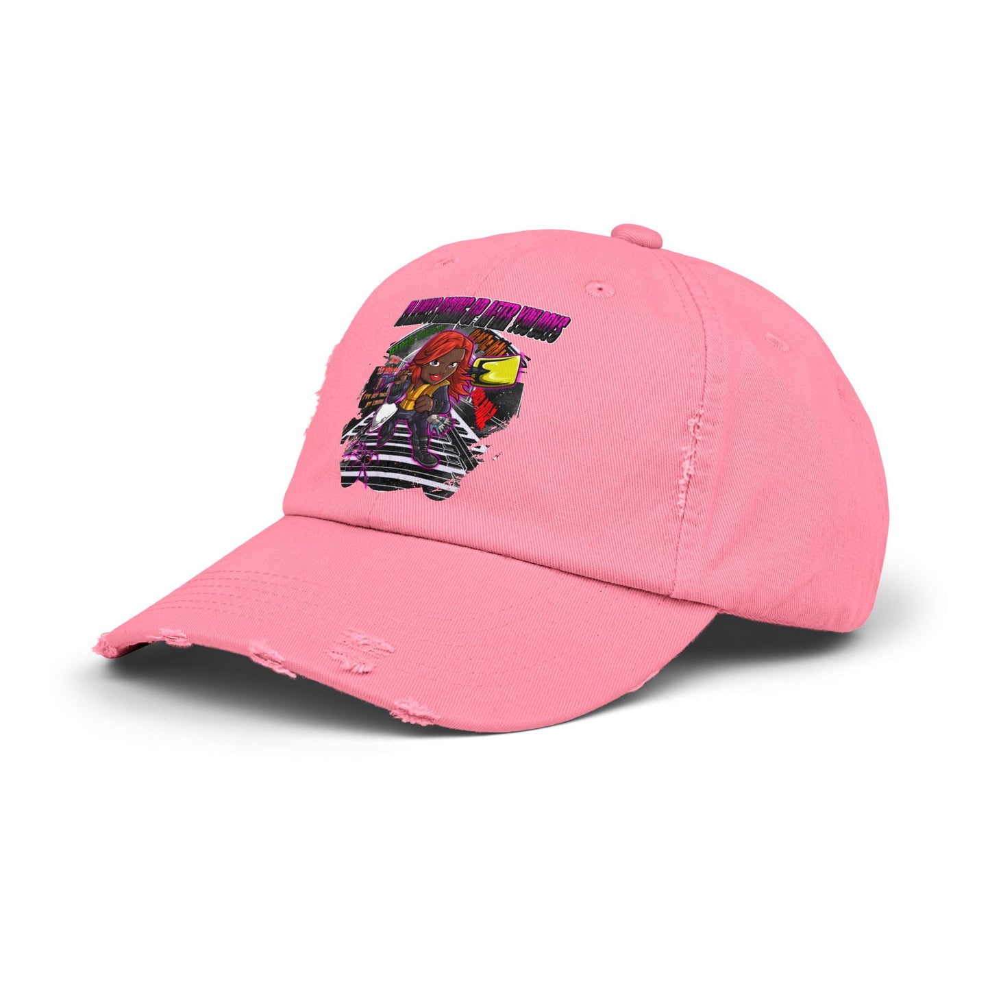 Unisex Distressed Cap
