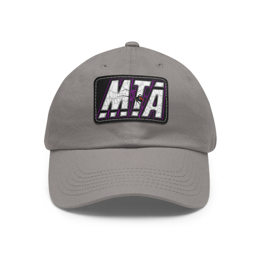 Dad Hat with Leather Patch (TRACK WIDOW)