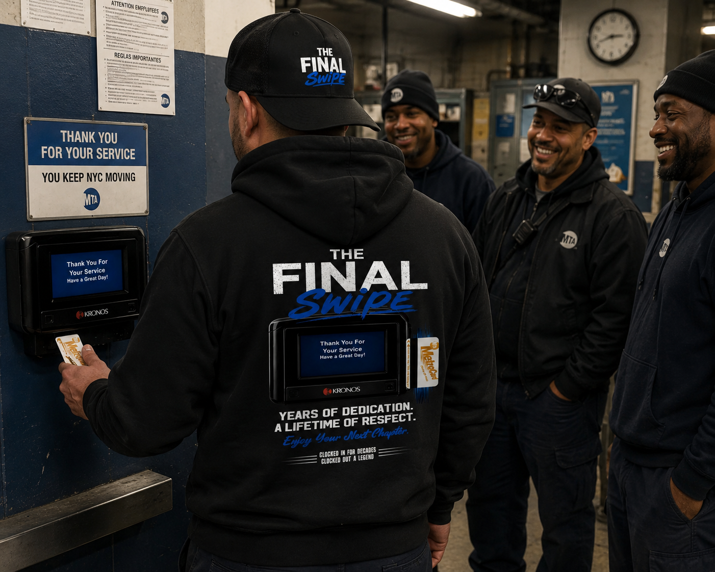 The Final Swipe Zip Hoodie