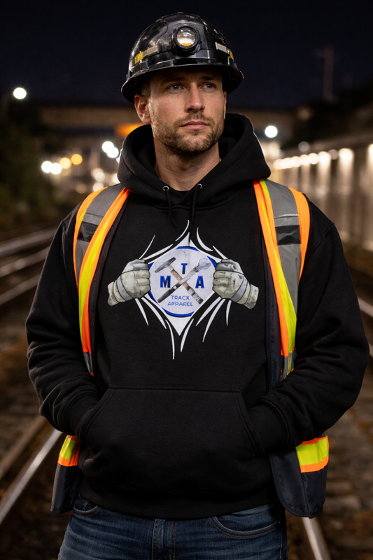 NO CAPE REQUIRED (TRACK PULLOVER HOODIE)