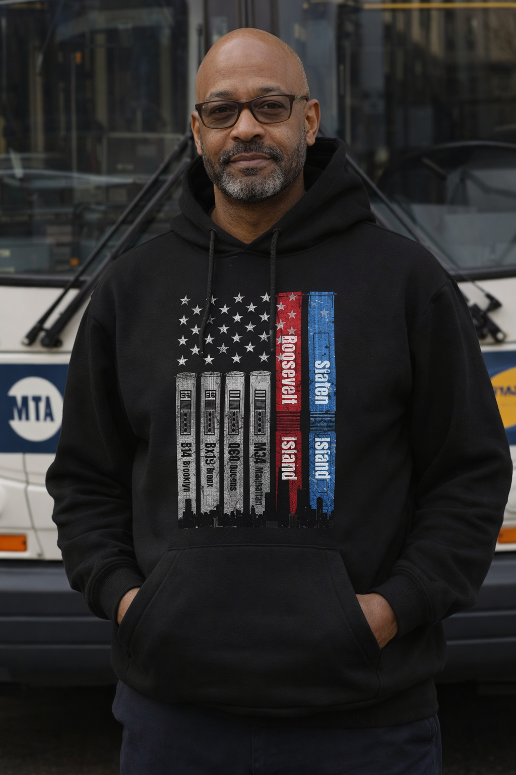 DRIVEN BY THE BOROUGHS (PULLOVER HOODIE)