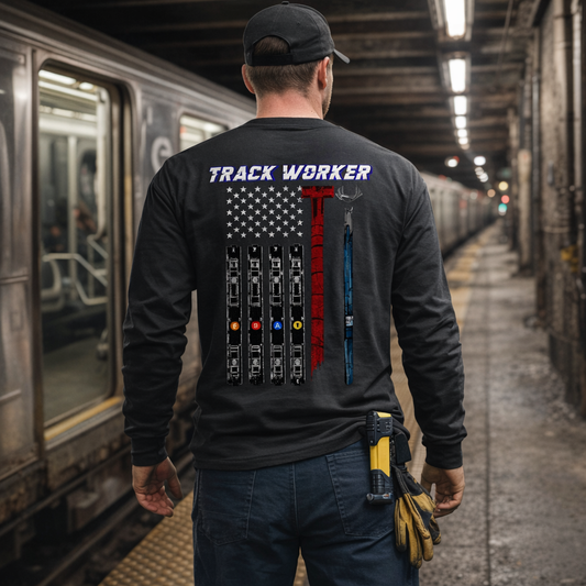Move Through F.E.A.R Track Worker - Long Sleeve 🚀 Fast Ship