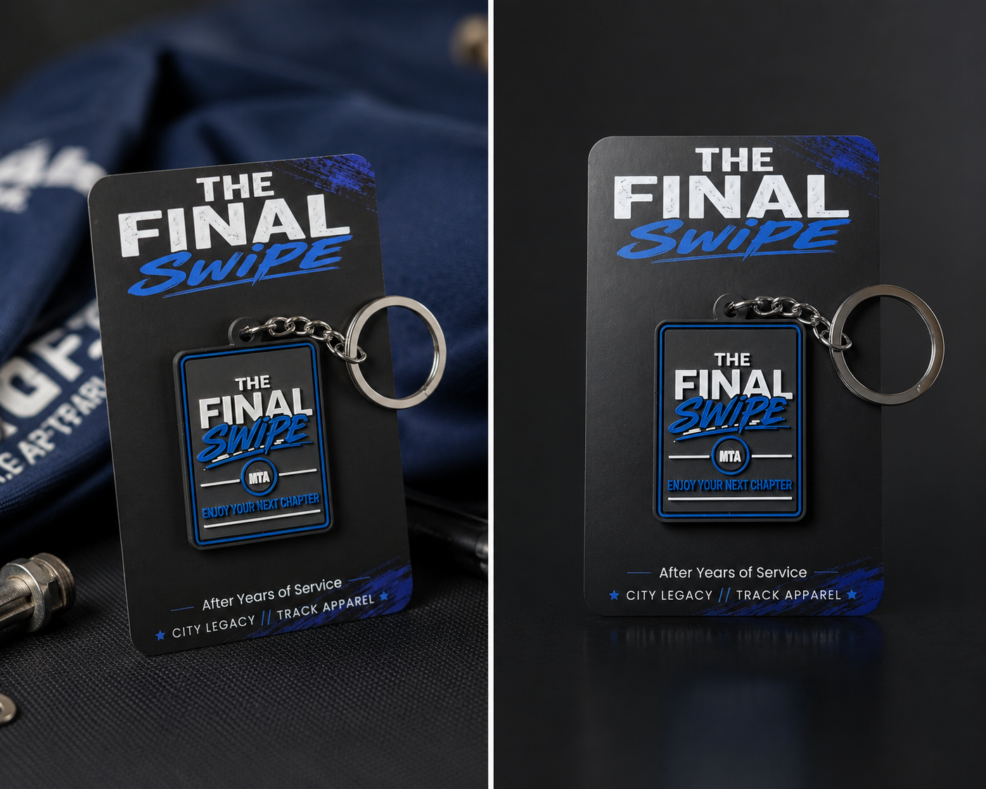The Final Swipe Collector Keychain