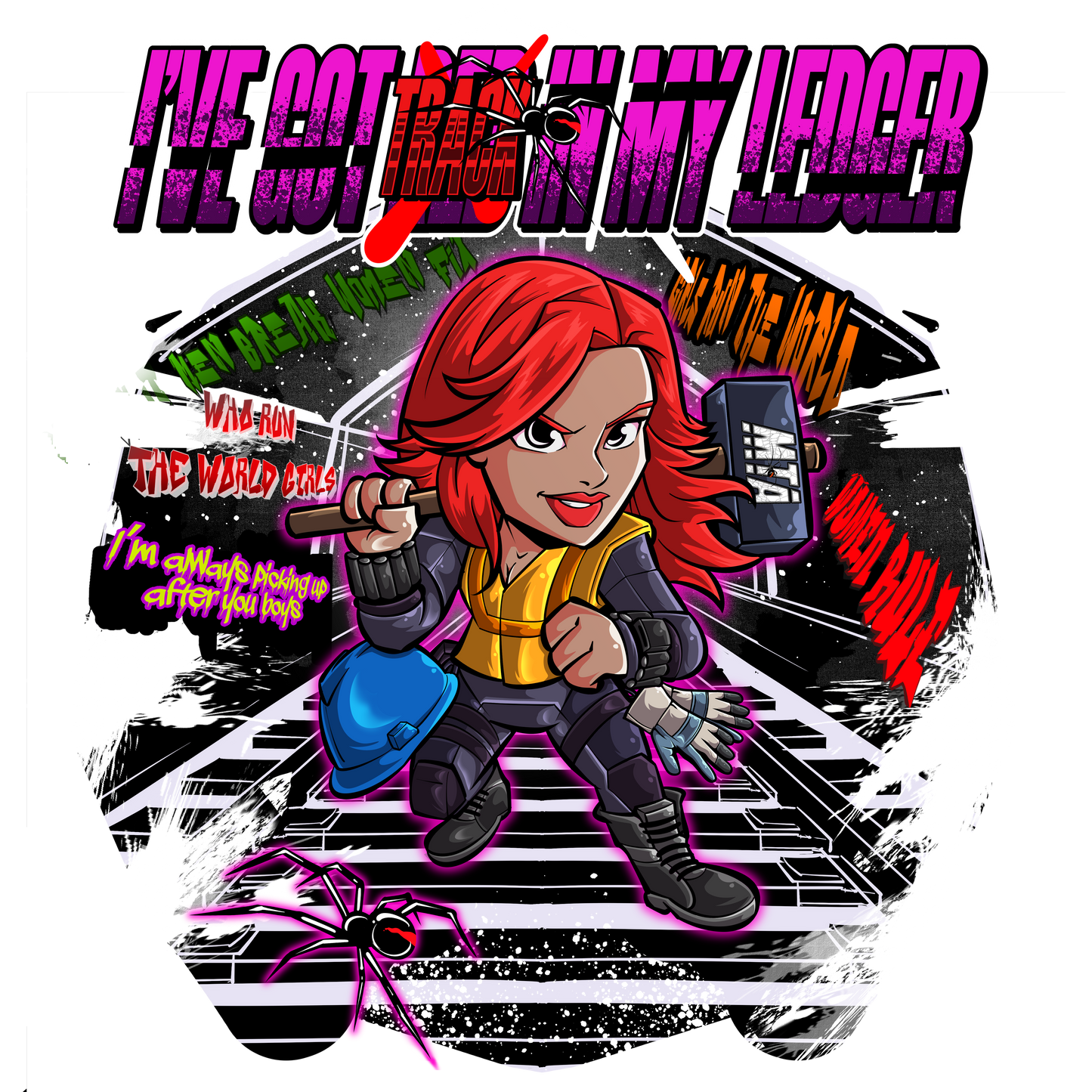 TRACK WIDOW (T-SHIRT)