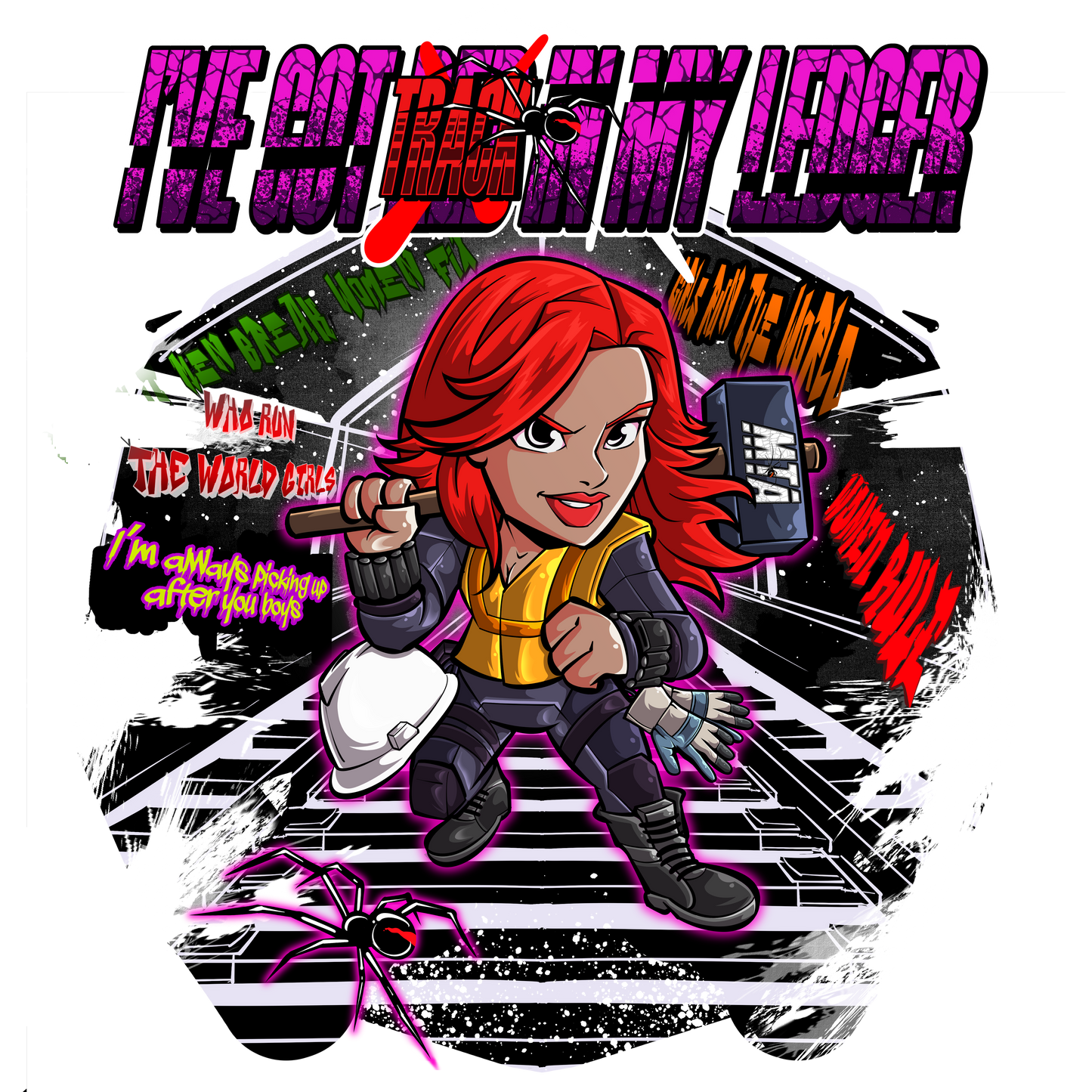 TRACK WIDOW (T-SHIRT)