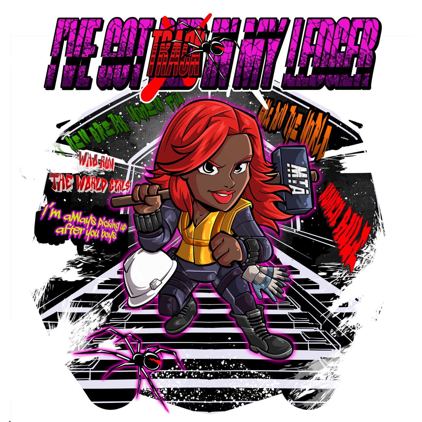 TRACK WIDOW (T-SHIRT)