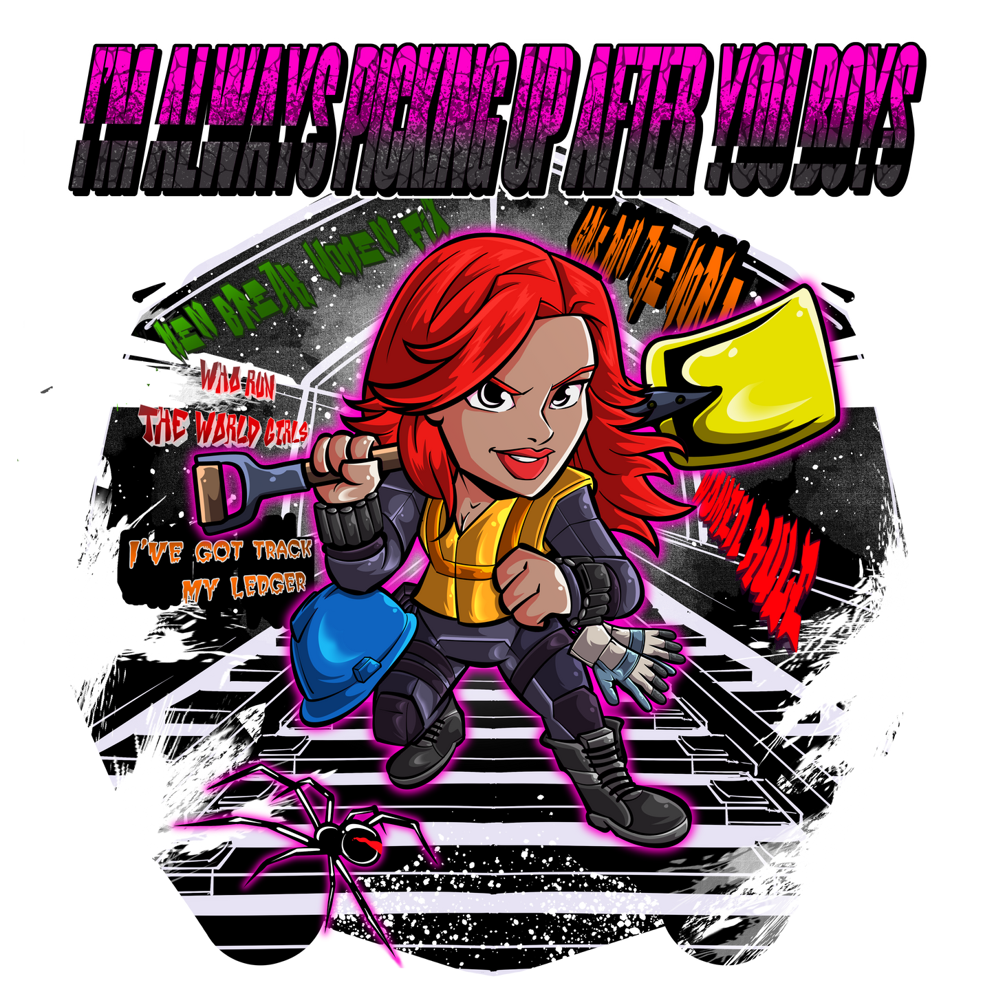 TRACK WIDOW (T-SHIRT)