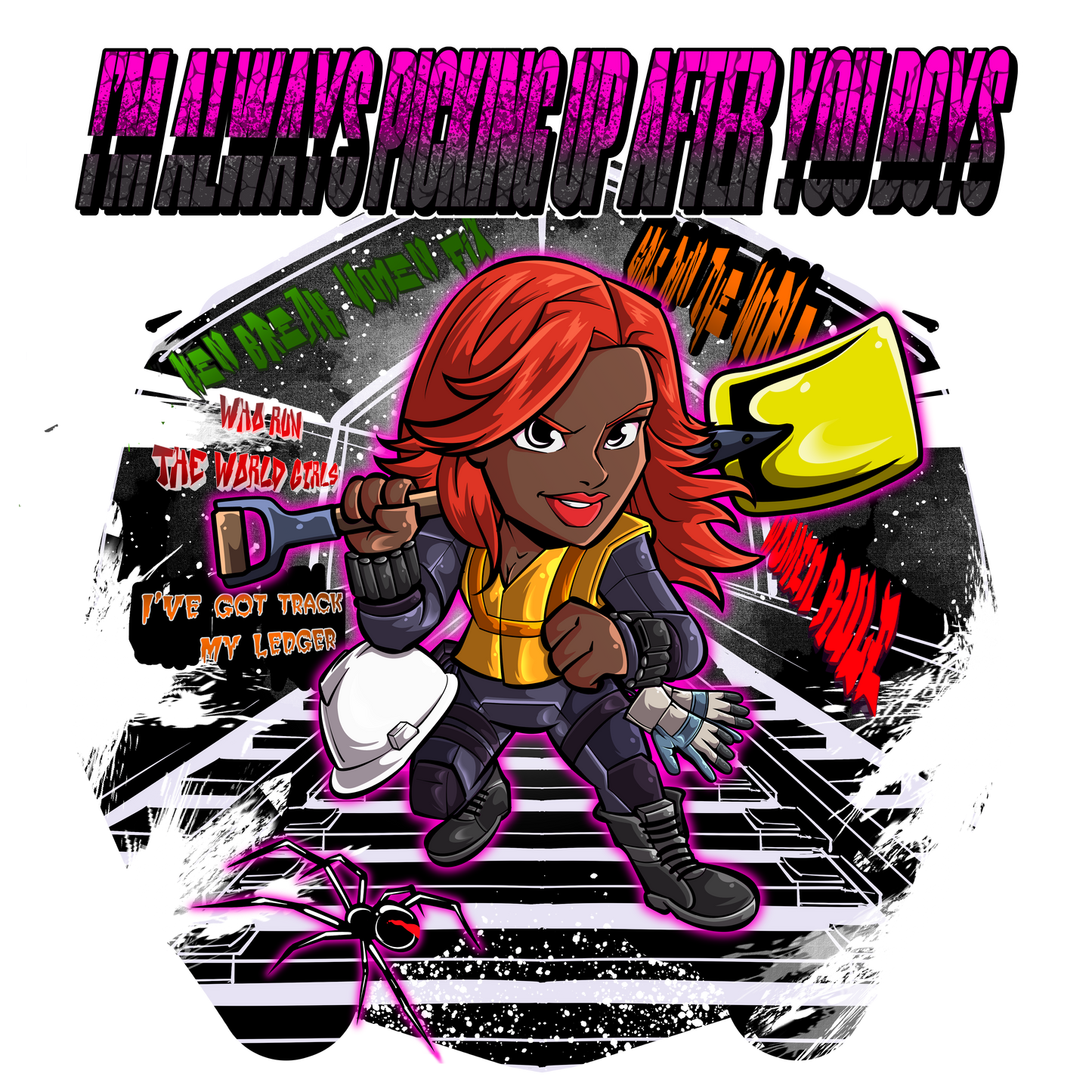 TRACK WIDOW (T-SHIRT)