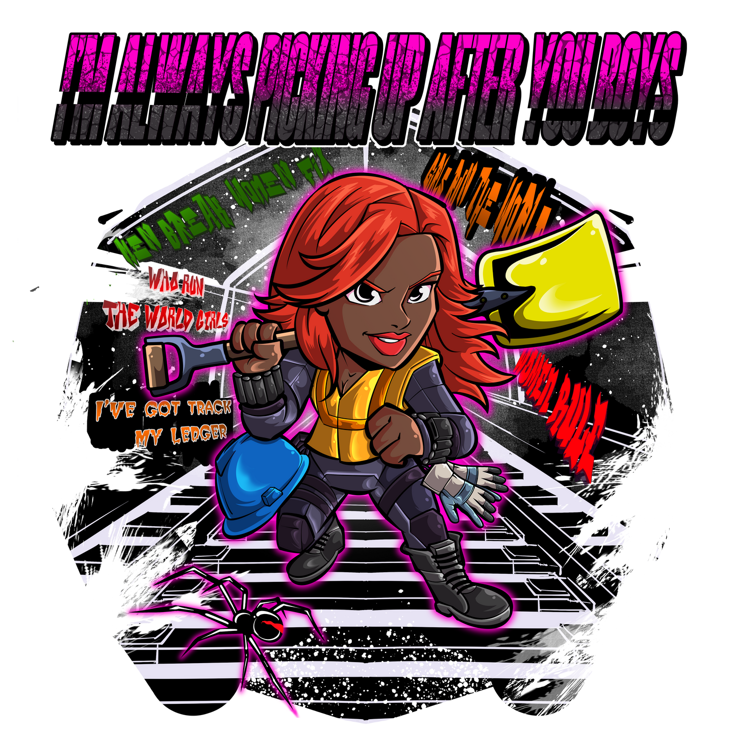 TRACK WIDOW (T-SHIRT)