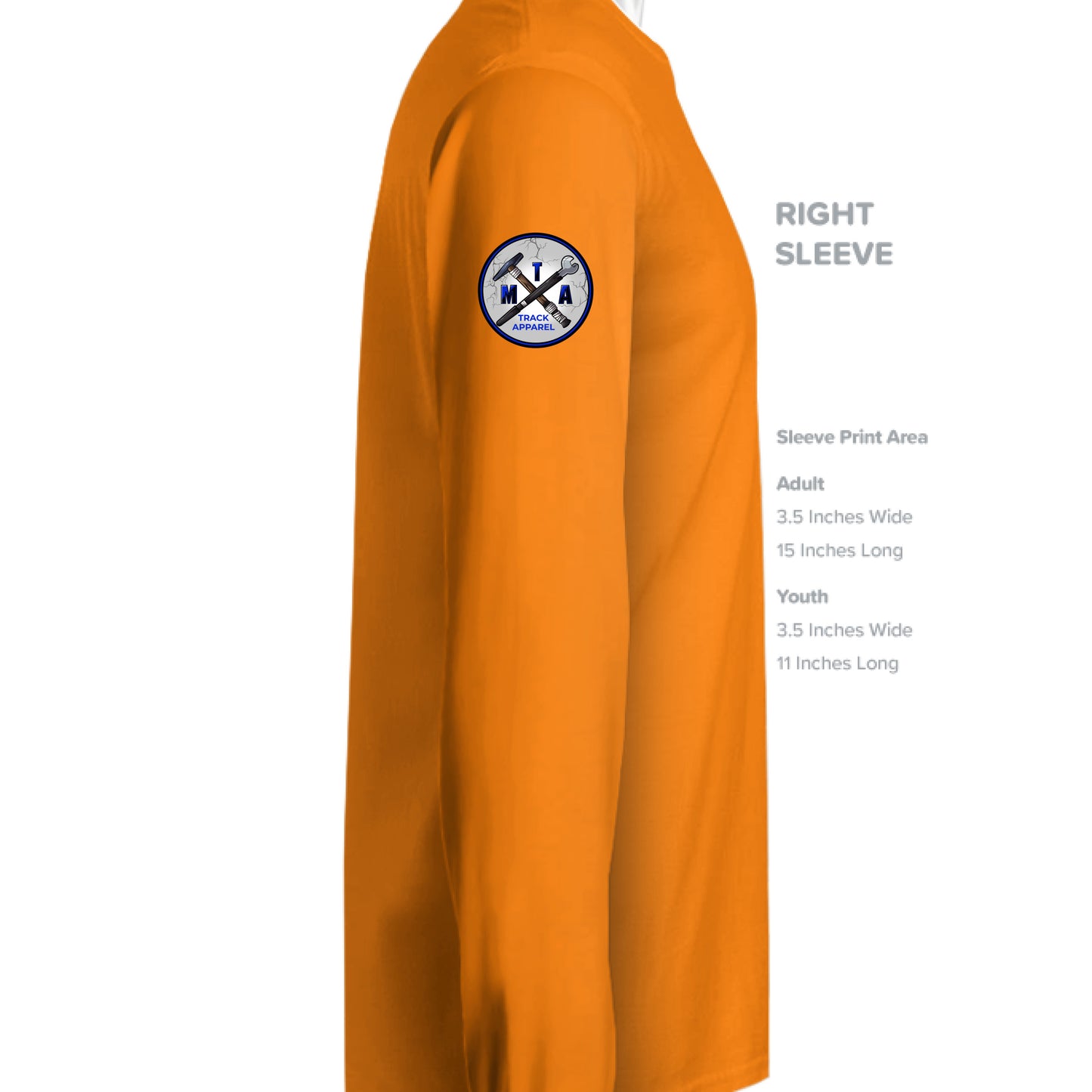 SAFETY ORANGE - SLEEVE_RIGHT